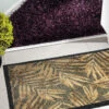 Fußmatte, Golden Leaves -Teppiche Verkäufe Fashion Fussmatte braun GoldenLeaves 50x80 mil