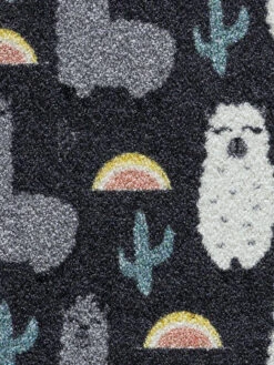Fußmatte, Lama All Over 9 Fußmatte, Lama All Over -Teppiche Verkäufe Fashion Fussmatte grau LamaAllOver 50x80 lup