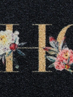 Fußmatte, Home Flowers -Teppiche Verkäufe Fashion Fussmatte schwarz HomeFlowers 50x80 lup