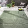 Outdoor-Teppich, Olive 2 Outdoor-Teppich, Olive -Teppiche Verkäufe Favolosa FlachgewebeTeppich gruen olive 160x230 mil