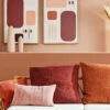 Leinwand Druck, Orange -Teppiche Verkäufe Finca Leinwandbild Mehrfarbig Multicolor 50x70 mil