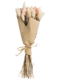 Trockenblume, Beige/Rosa -Teppiche Verkäufe Flowerbouquet Trockenblume Rosa BeigeRosa 40 pla2