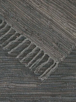 Baumwoll-Teppich, Anthrazit 11 Baumwoll-Teppich, Anthrazit -Teppiche Verkäufe Froesunda BaumwollTeppich Dunkelgrau Anthrazit 170x240 wel