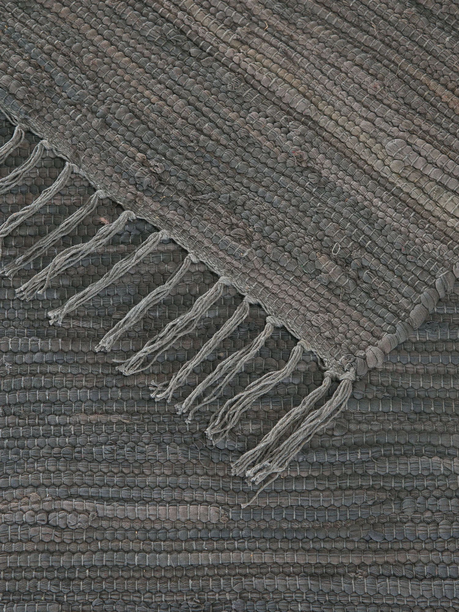 Baumwoll-Teppich, Anthrazit 7 Baumwoll-Teppich, Anthrazit – Bild 5