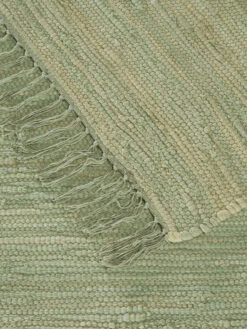 Baumwoll-Teppich, Green -Teppiche Verkäufe Froesunda BaumwollTeppich Hellgruen Green 170x240 wel