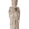 Figur, Weiss/Gold -Teppiche Verkäufe Gartenbuddha Figur Grau WeissGold 14x13x46 pla