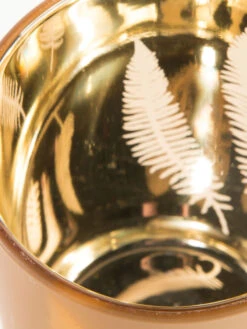 Teelichthalter, Gold -Teppiche Verkäufe GoldenLeaves Teelichthalter Gold 12x12x18 lup1