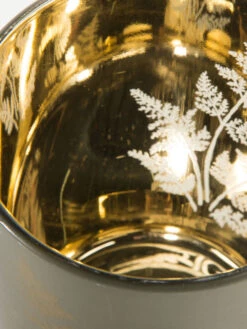 Teelichthalter, Dunkelgrün/Gold 8 Teelichthalter, Dunkelgrün/Gold -Teppiche Verkäufe Goldfarn Teelichthalter Gruen DunkelgruenGold 10x10x122C5 lup1