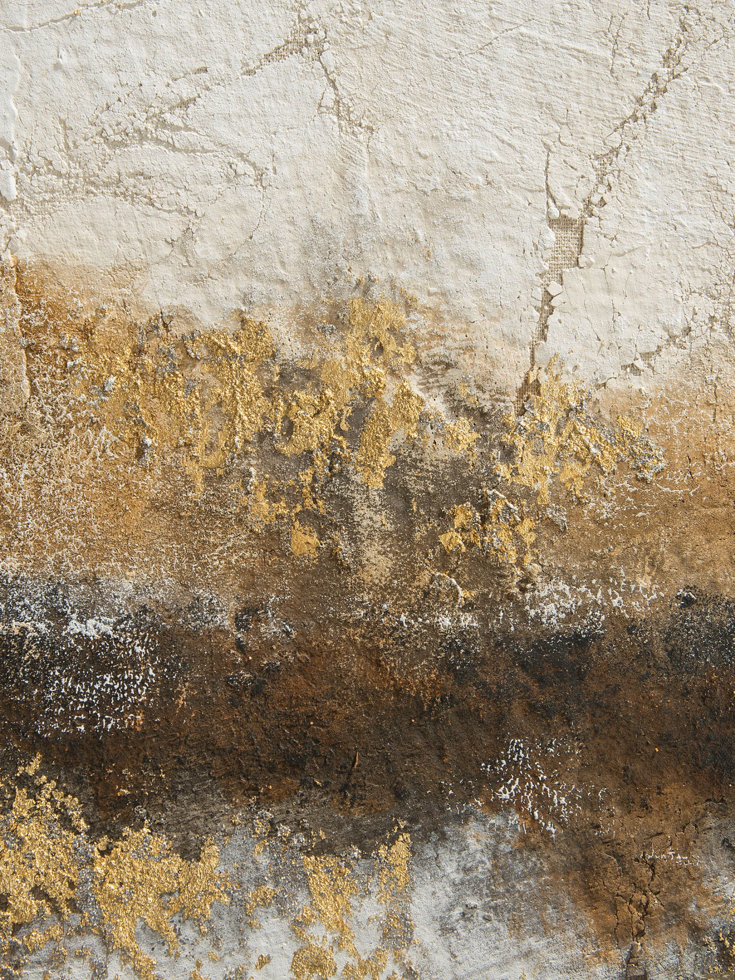 Leinwand-handgemalt, Graubeige 5 Leinwand-handgemalt, Graubeige – Bild 3