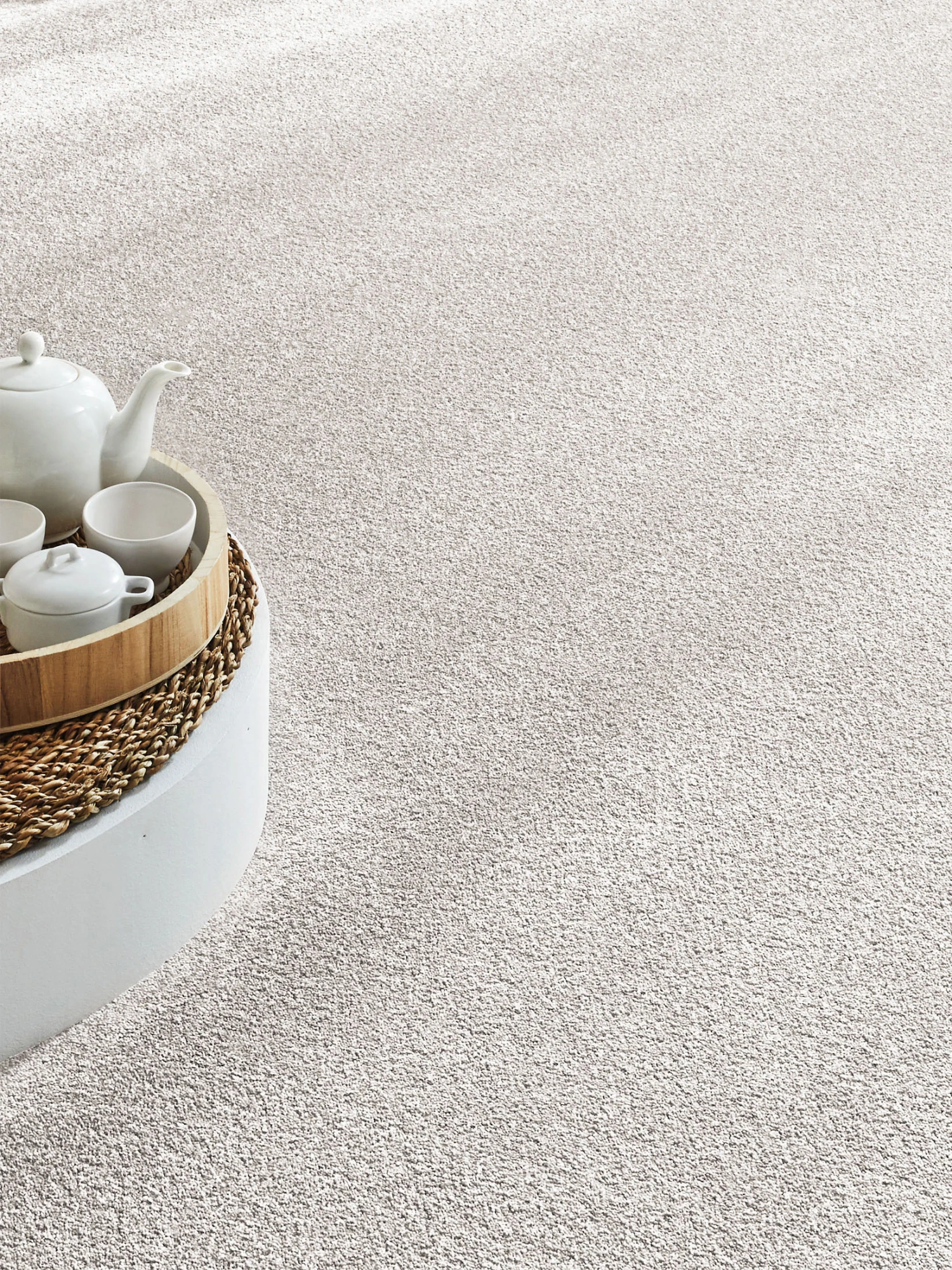 Velours-Teppichboden, Whitesmoke 871 3 Velours-Teppichboden, Whitesmoke 871