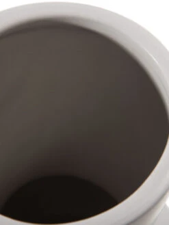 Vase, Hellgrau -Teppiche Verkäufe Hanon Vase Weiss Hellbeige 13x13x20 lup1