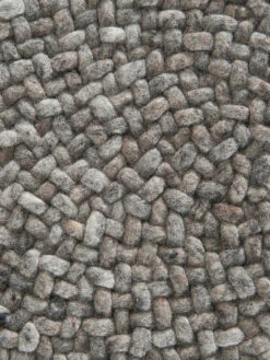 Woll-Teppich, Grey Natural -Teppiche Verkäufe Harpsund HandwebTeppich Grau GreyNatural 150rund lup