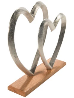 Objekt, Nickel -Teppiche Verkäufe HeartforTwo Aufsteller Silber Nickel 8x27x272C9 per3