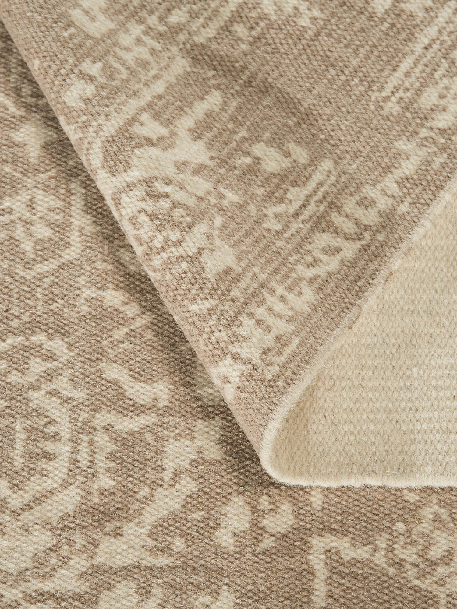 Baumwoll-Teppich, Vintage Beige 8 Baumwoll-Teppich, Vintage Beige – Bild 6