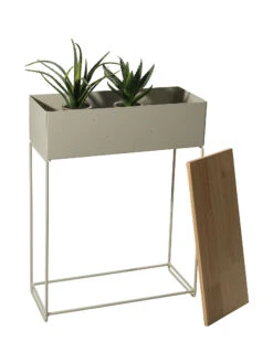 Pflanztopf, Beige -Teppiche Verkäufe HighPlants Pflanztopf Grau 18x45x60 per2