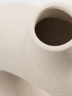 Vase, Mattweiss -Teppiche Verkäufe Hulao Vase Creme Mattweiss 22x23x232C8 lup1