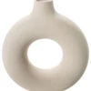Vase, Mattweiss -Teppiche Verkäufe Hulao Vase Creme Mattweiss 22x23x232C8 per1