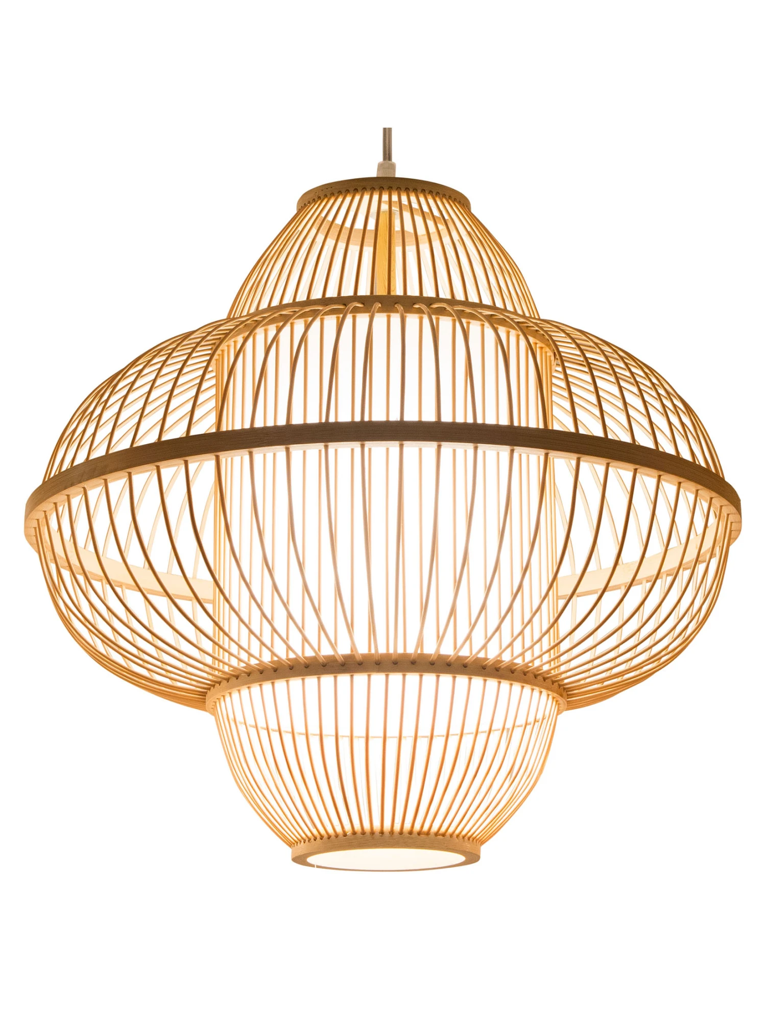Hängeleuchte, Bambus 4 Hängeleuchte, Bambus – Bild 2