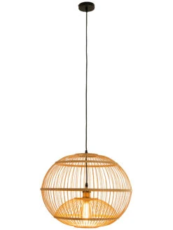 Hängeleuchte, Natur -Teppiche Verkäufe Iwato Pendelleuchte Hellbraun Natur 45x50 per2