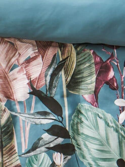 Satin-Bettwäsche, Petrol -Teppiche Verkäufe Jale Bettwaesche Mehrfarbig Petrol 135x200 lup