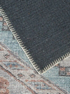Vintage-Teppich, Blau -Teppiche Verkäufe Jampur VintageTeppich Grau Blau 160x230 wel