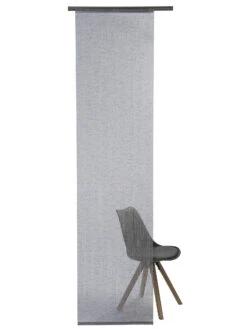 Flächenvorhang, Anthrazit -Teppiche Verkäufe Jella Flaechenvorhang Dunkelgrau Anthrazit 60x245 pla2