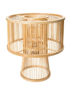 Tischleuchte, Bambus -Teppiche Verkäufe Kadoma Tischleuchte Beige Bambus 30x30x30 per2