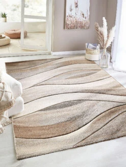 Moderner Teppich, Mandel -Teppiche Verkäufe Kaleidoskop ModernerTeppich Braun Mandel 160x230 mil