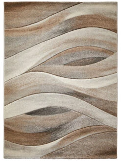 Moderner Teppich, Mandel -Teppiche Verkäufe Kaleidoskop ModernerTeppich Braun Mandel 160x230 pla