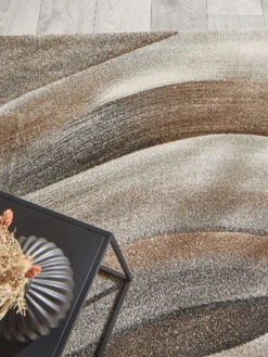 Moderner Teppich, Mandel -Teppiche Verkäufe Kaleidoskop ModernerTeppich Braun Mandel 160x230 spar