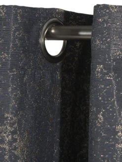 Ösenschal, Galaxy -Teppiche Verkäufe Karli Gardine Oesenschal Dunkelgrau Galaxy 140x245 lup1