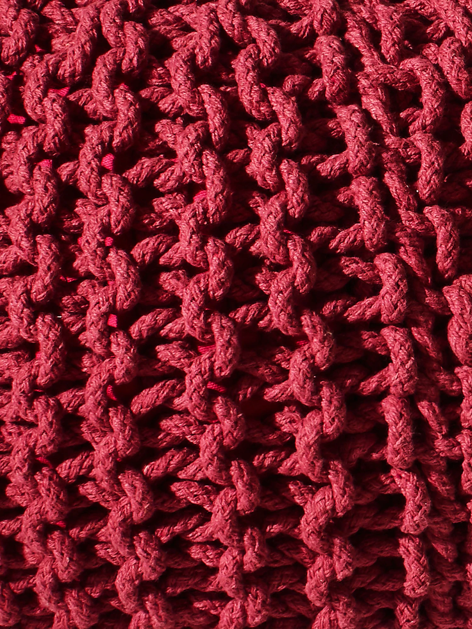 Strick-Pouf, Lilac 4 Strick-Pouf, Lilac – Bild 2