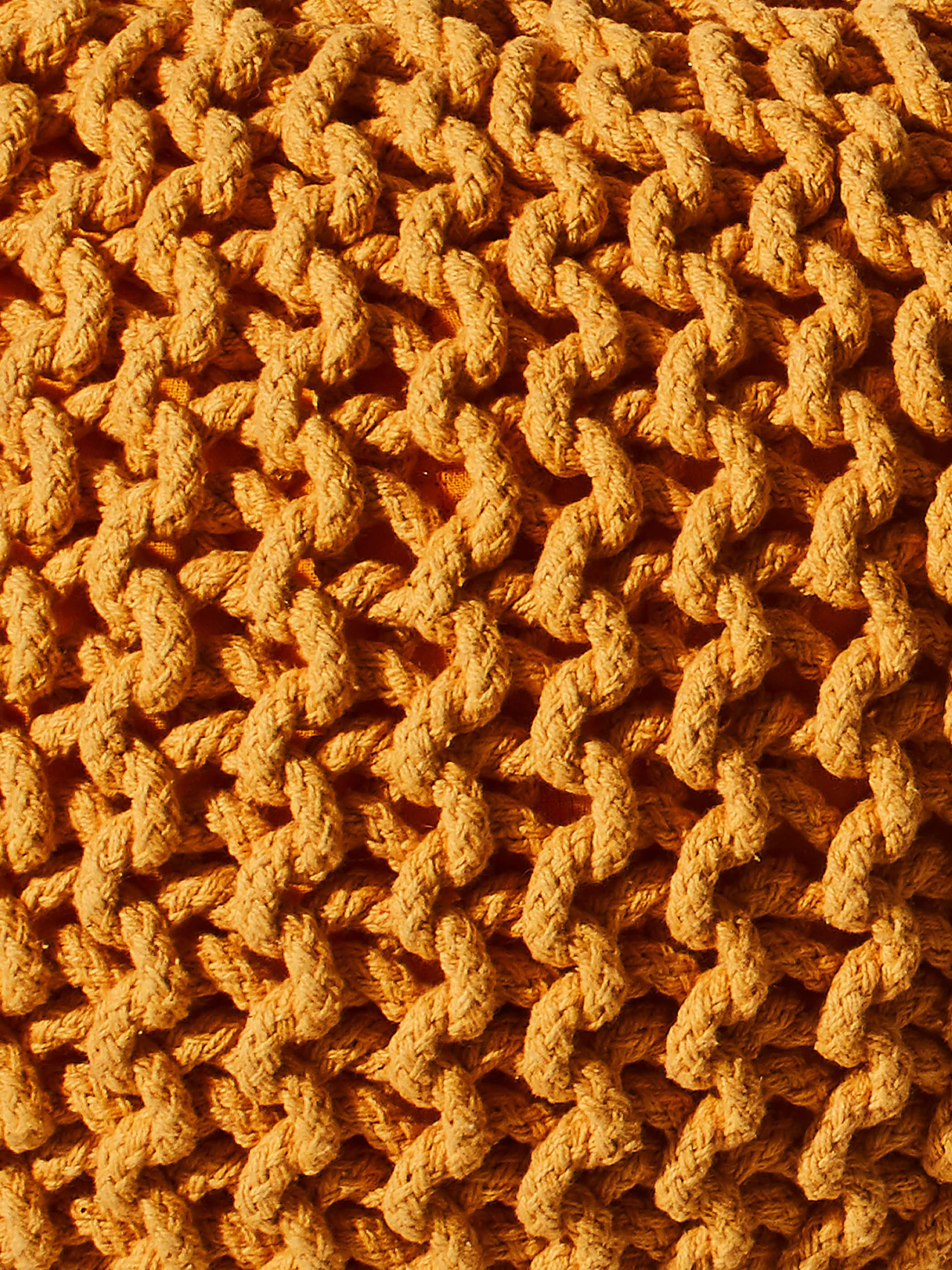 Strick-Pouf, Yellow 5 Strick-Pouf, Yellow – Bild 3