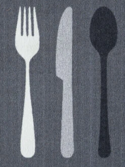 Fußmatte, Bon Appetit -Teppiche Verkäufe Kitchen Fussmatte Grau BonAppetit 50x150 lup