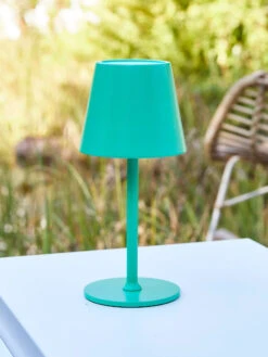 Teppiche Verkäufe -Teppiche Verkäufe Kitsilano LEDTischleuchte Tuerkis Gruen 11x11x39 mil1