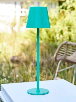 Tischleuchte, Grün