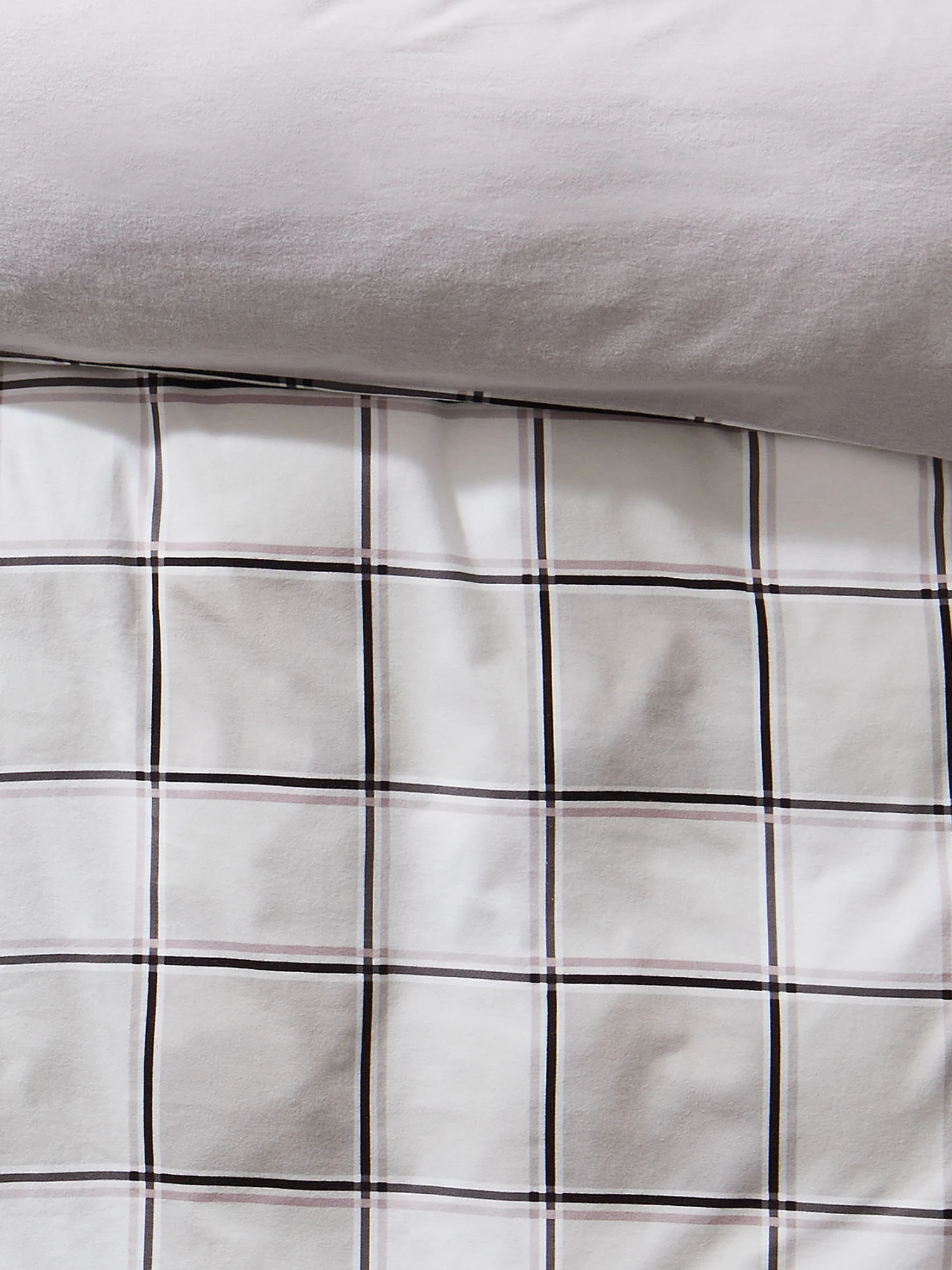 Flanell-Bettwäsche, Silber 5 Flanell-Bettwäsche, Silber – Bild 3