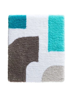 Ausgewählte Produkte -Teppiche Verkäufe Latigo Badteppich Mehrfarbig Tuerkis 50x60 pla