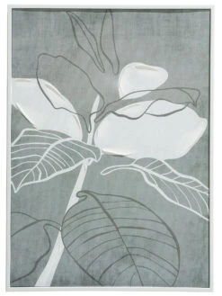 Leinwand-Druck-handbemalt, Graugrün -Teppiche Verkäufe Leavea Druckgerahmt Gruen Graugruen 50x70 pla