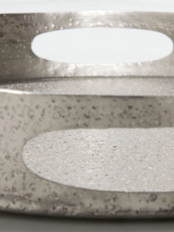 Deko-Tablett, Matt Silver -Teppiche Verkäufe Liana Schale Silber MattSilver 30x30x42C5 lup