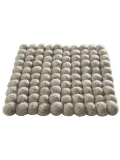 Topfuntersetzer, Stone Grey 8 Topfuntersetzer, Stone Grey -Teppiche Verkäufe Liesta Filzkugel Untersetzer grau StoneGrey 20x20 fper
