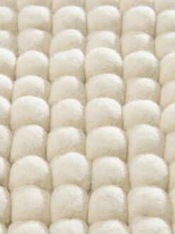 Topfuntersetzer, White -Teppiche Verkäufe Liesta Filzkugel Untersetzer weiss White lup