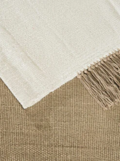 Flachgewebe-Teppich, Beige-Weiss -Teppiche Verkäufe Listrup FlachgewebeTeppich Braun BeigeWeiss 170x240 wel