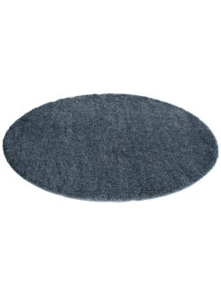 Hochflor-Teppich, Royalblau -Teppiche Verkäufe Lounge Langflorteppich Dunkelblau RoyalBlue 200rund fper