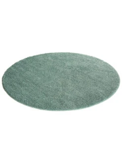 Hochflor-Teppich, Grün -Teppiche Verkäufe Lounge UniTeppich Gruen 200rund fper