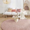 Hochflor-Teppich, Rosa 1 Hochflor-Teppich, Rosa -Teppiche Verkäufe Lounge UniTeppich Rosa 160x230oval mil