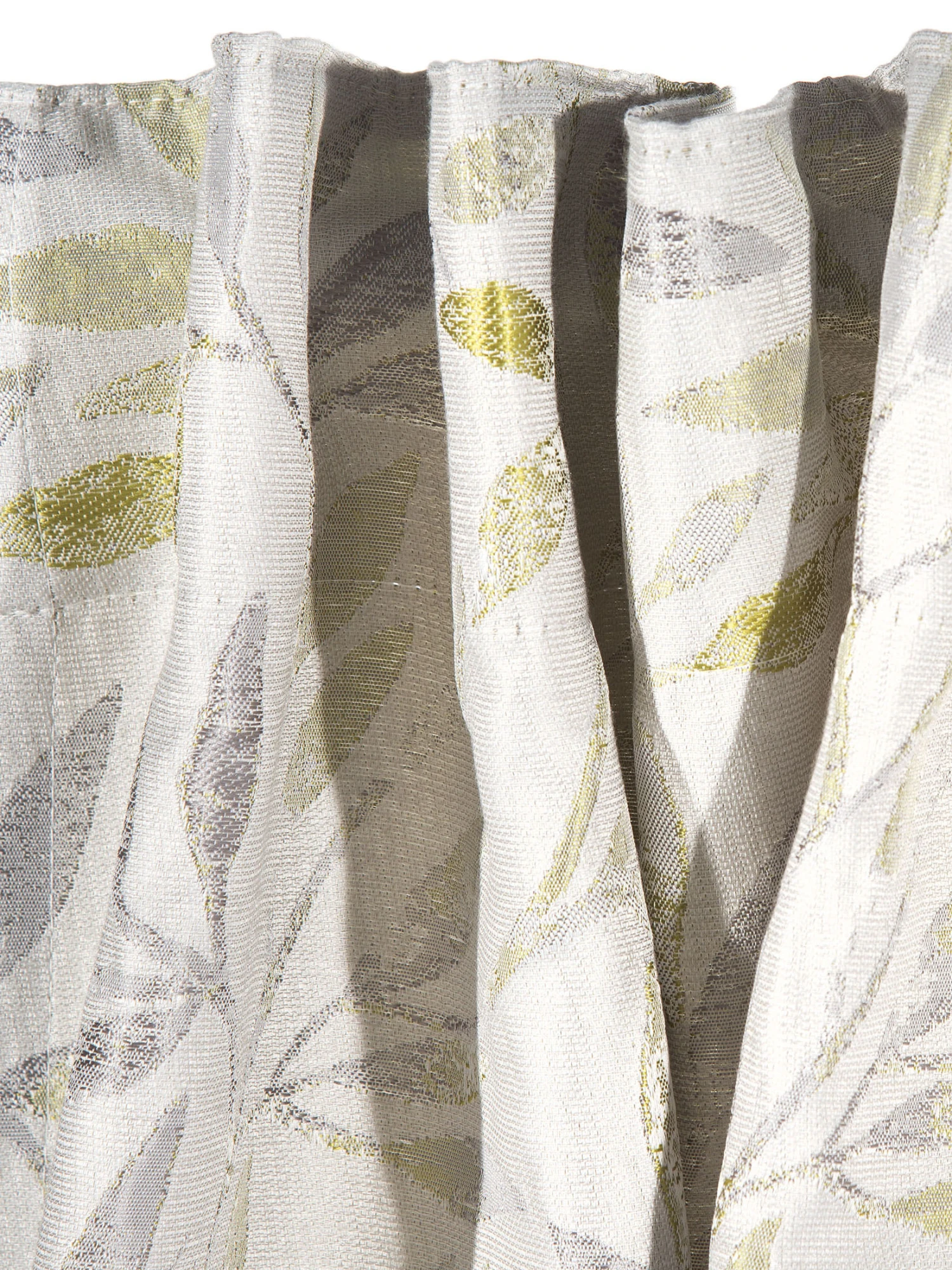 Vorhang Mit Gardinenband, Lindgrün 6 Vorhang Mit Gardinenband, Lindgrün – Bild 4