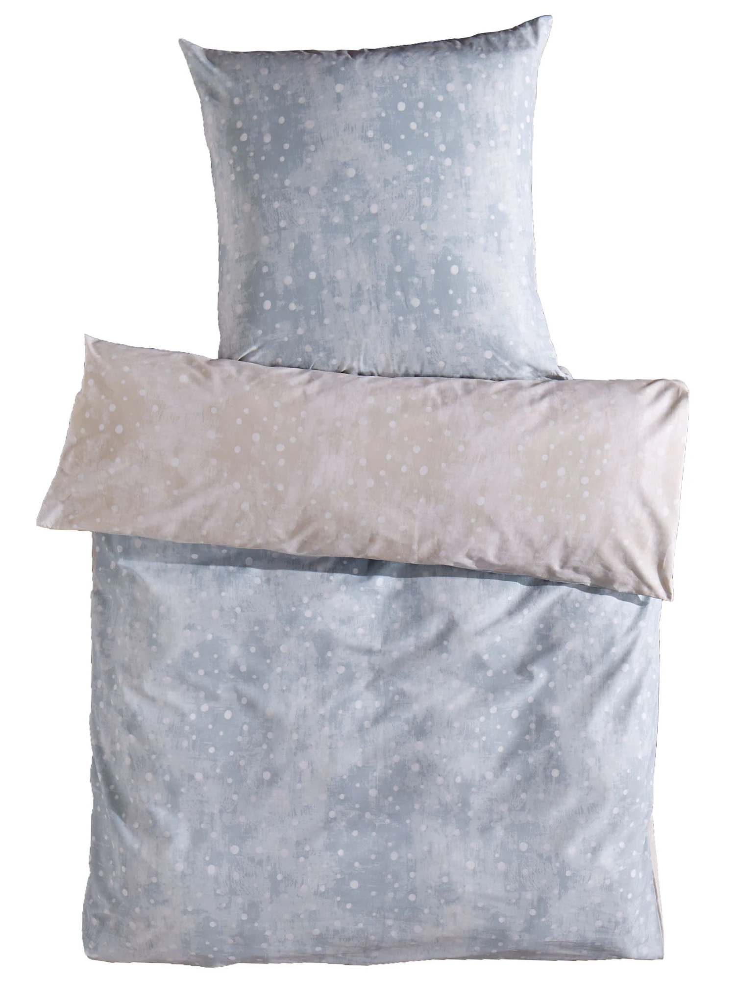 Bettwäsche, Creme/Hellblau 4 Bettwäsche, Creme/Hellblau – Bild 2