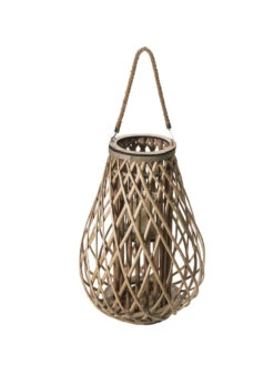 Laterne, Natur -Teppiche Verkäufe Lunara Laterne Hellbraun Natur 28x28x50 per3