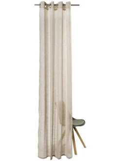 Ösenschal, Hellbraun 9 Ösenschal, Hellbraun -Teppiche Verkäufe Madox Gardine Oesenschal Hellbraun 140x245 pla2